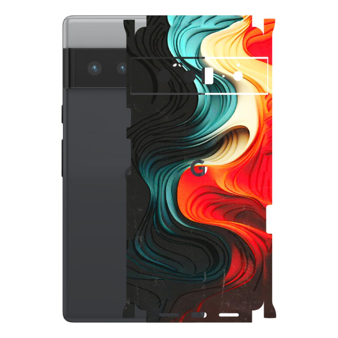 Google Pixel Phone Skins (All Models) - The Silky Swirl - 3D Embossed Finish (L-240) Google Pixel 6 PRO