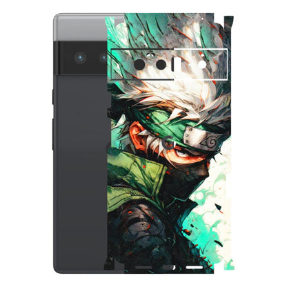 Google Pixel Phone Skins (All Models) - Kakashi Side Profile - 3D Embossed Finish (L-249) Google Pixel 6 PRO