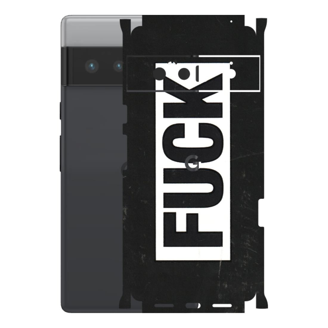 Google Pixel Phone Skins (All Models) - The F Word - 3D Embossed Finish (L-255) Google Pixel 6 PRO