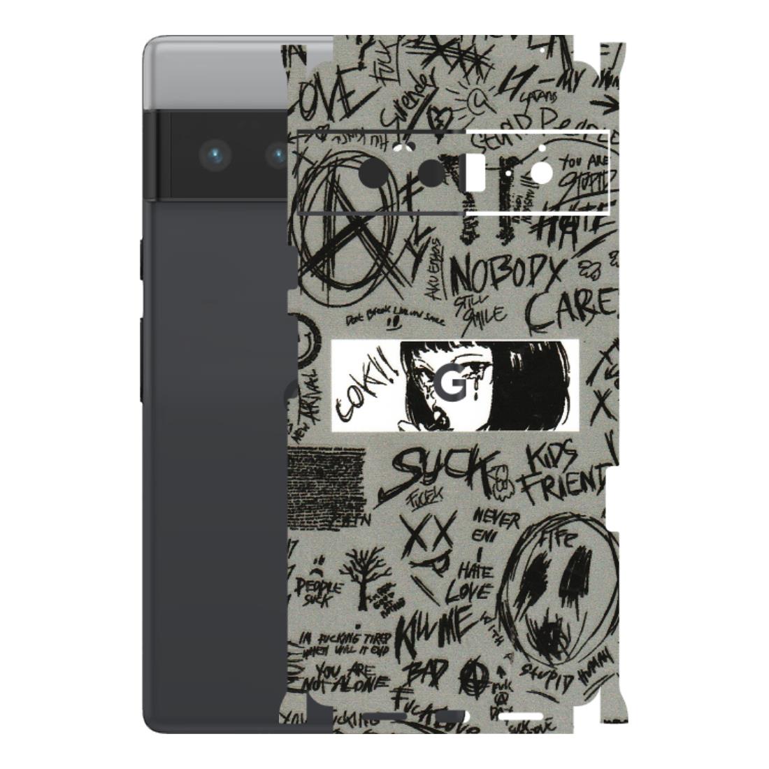 Google Pixel Phone Skins (All Models) - Never Have Love Anime - 3D Embossed Finish (L-260) Google Pixel 6 PRO