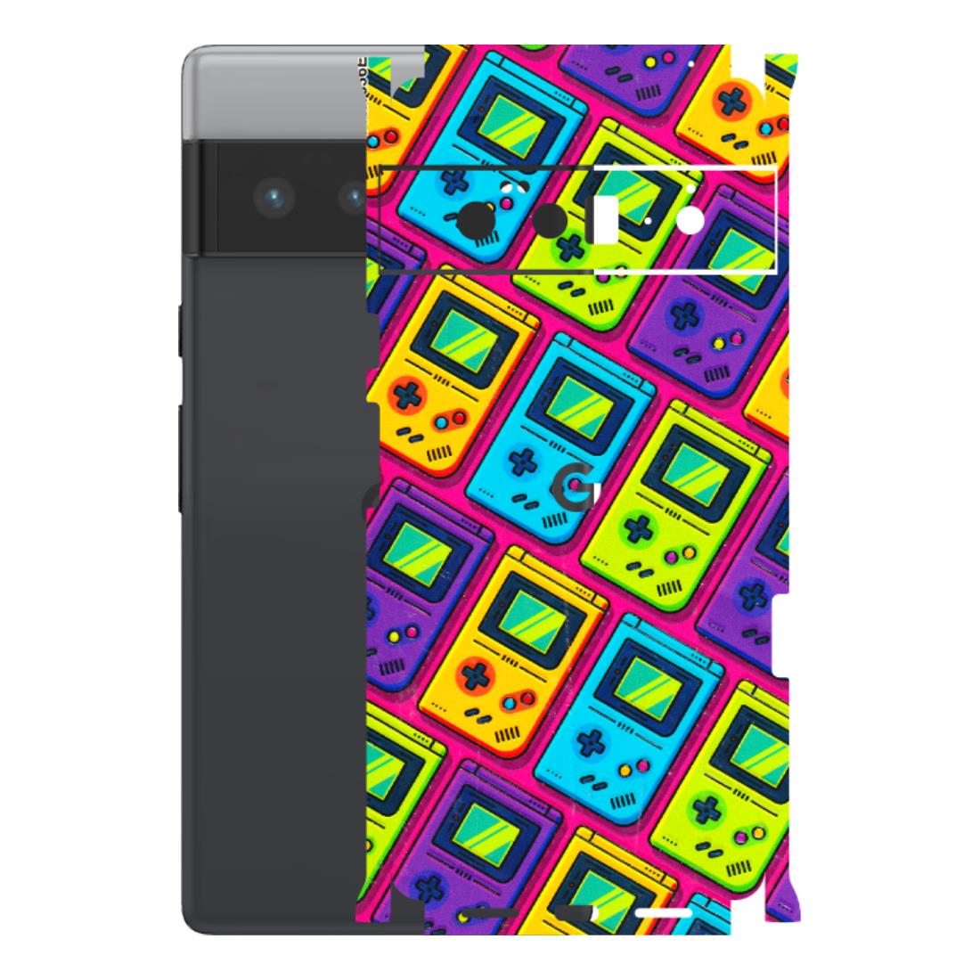 Google Pixel Phone Skins (All Models) - Gameboy Colourful - 3D Embossed Finish (L-266) Google Pixel 6 PRO