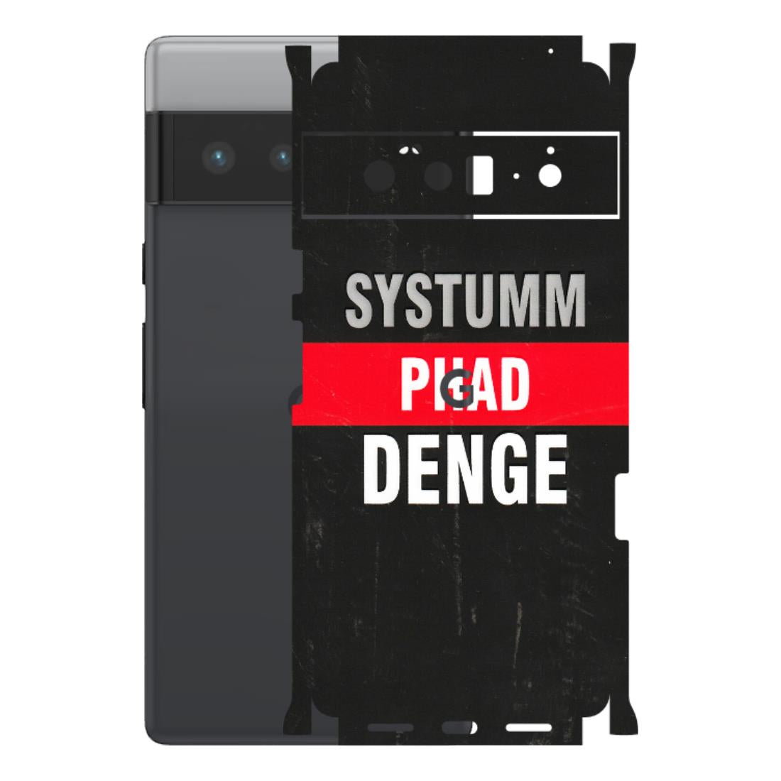 Google Pixel Phone Skins (All Models) - Systumm Phad Denge - 3D Embossed Finish (L-278) Google Pixel 6 PRO