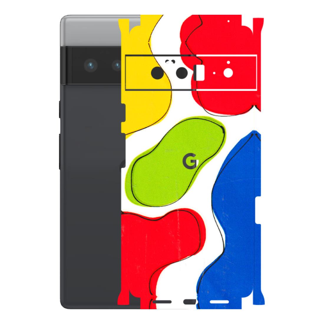 Google Pixel Phone Skins (All Models) - RGB Colour Paint - 3D Embossed Finish (L-284) Google Pixel 6 PRO