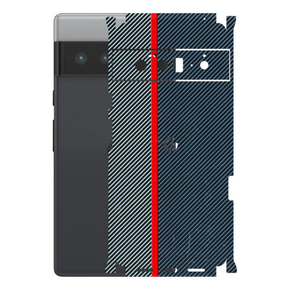 Google Pixel Phone Skins (All Models) - Blue Sober Lines - 3D Embossed Finish (L-305) Google Pixel 6 PRO