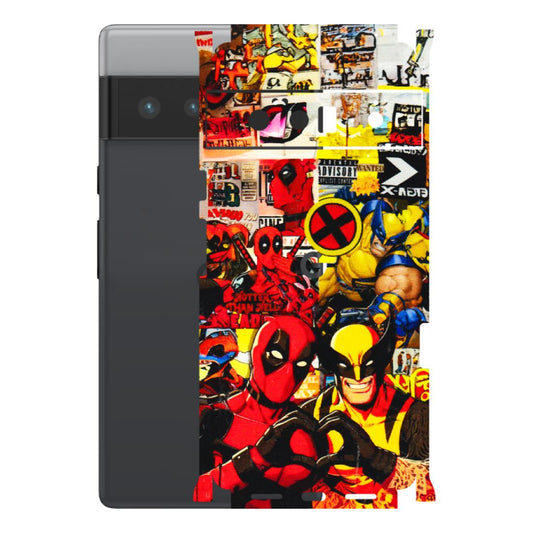 Google Pixel Phone Skins (All Models) - Spidy Wolverine - 3D Embossed Finish (L-310) Google Pixel 6 PRO