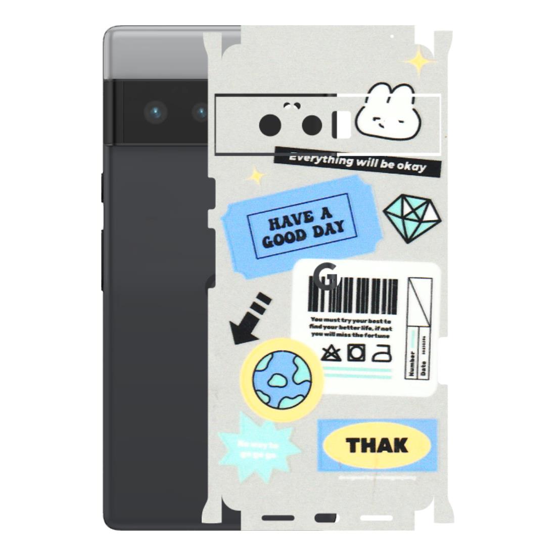 Google Pixel Phone Skins (All Models) - Will Be Okay Design - 3D Embossed Finish (L-316) Google Pixel 6 PRO