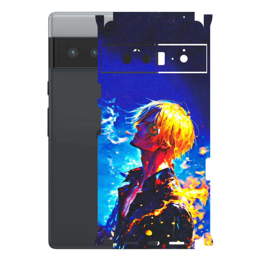 Google Pixel Phone Skins (All Models) - Sanji Vinsmoke One Piece - 3D Embossed Finish (L-319) Google Pixel 6 PRO