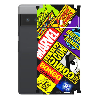Google Pixel Phone Skins (All Models) - Bongo Comic Con - 3D Embossed Finish (L-325) Google Pixel 6 PRO