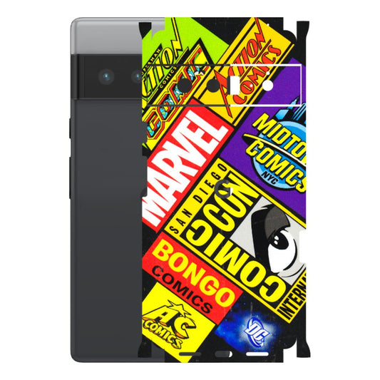 Google Pixel Phone Skins (All Models) - Bongo Comic Con - 3D Embossed Finish (L-325) Google Pixel 6 PRO