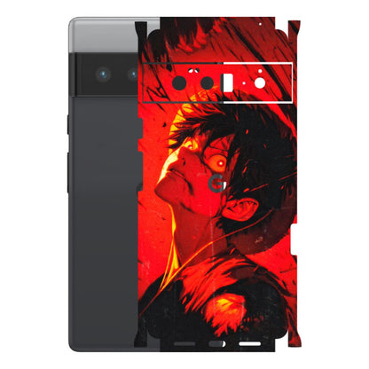 Google Pixel Phone Skins (All Models) - D.Luffy Power Up One Piece Anime - 3D Embossed Finish (L-326) Google Pixel 6 PRO