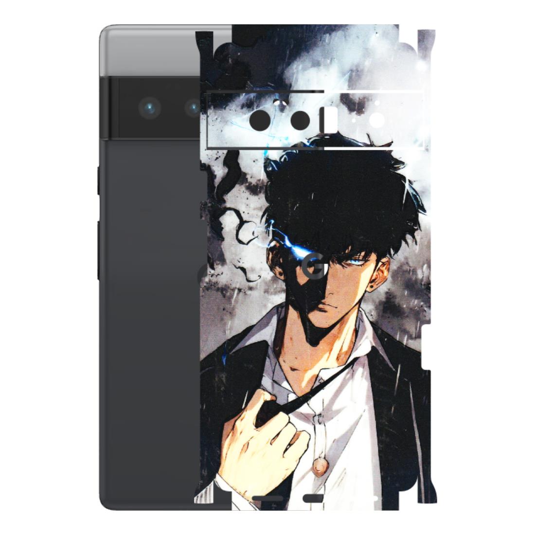 Google Pixel Phone Skins (All Models) - Sung Jinwoo Manhwa Anime - 3D Embossed Finish (L-328) Google Pixel 6 PRO