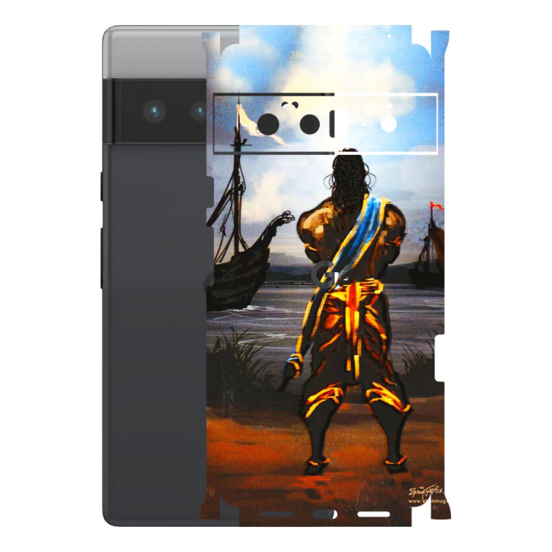 Google Pixel Phone Skins (All Models) - Heavenly God Figure - 3D Embossed Finish (L-34) Google Pixel 6 PRO