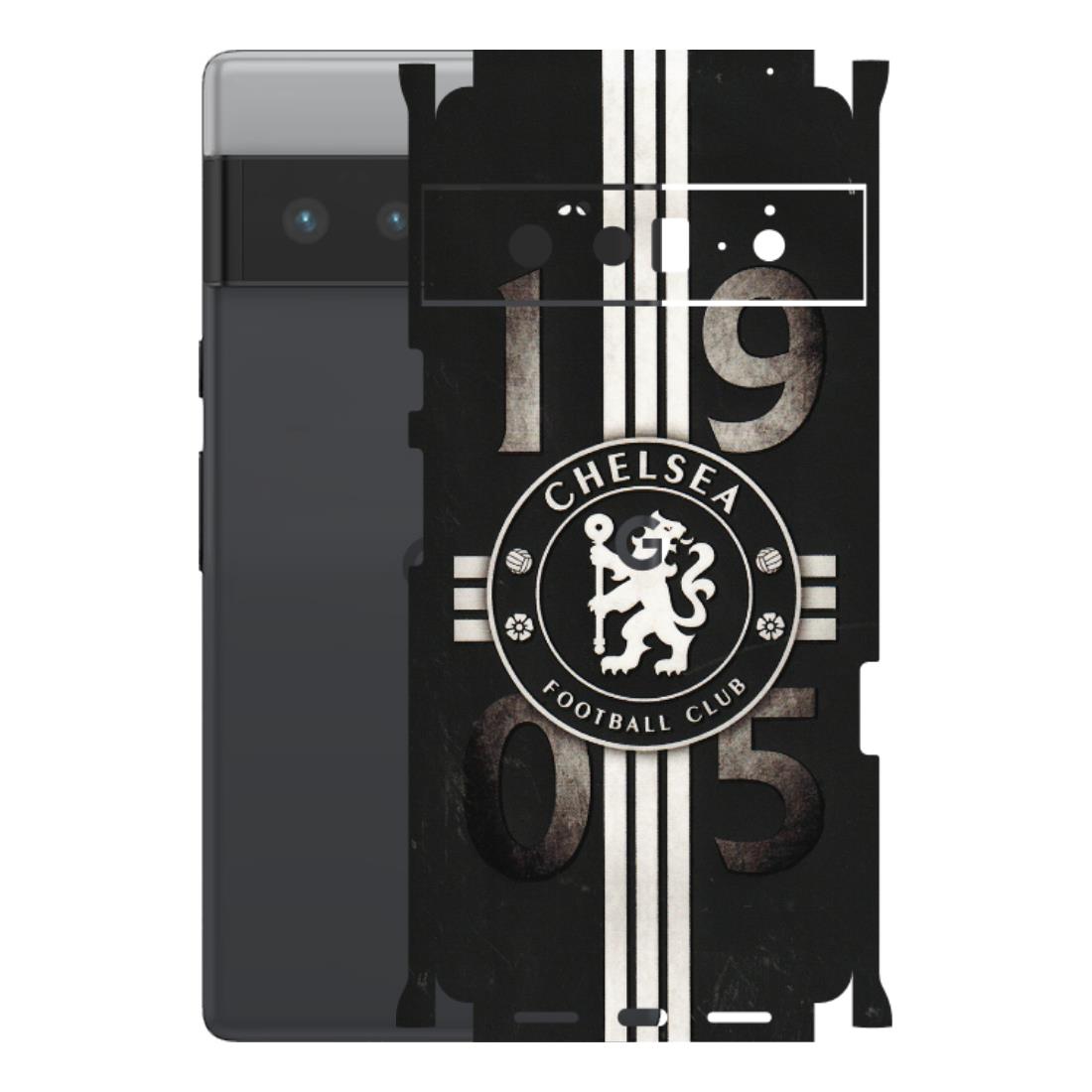 Google Pixel Phone Skins (All Models) - Chelsea Fan Club - 3D Embossed Finish (L-36) Google Pixel 6 PRO