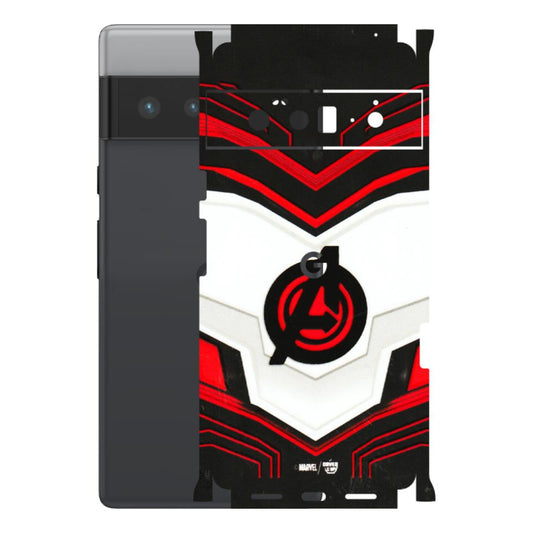 Google Pixel Phone Skins (All Models) - Avengers Logo - 3D Embossed Finish (L-55) Google Pixel 6 PRO