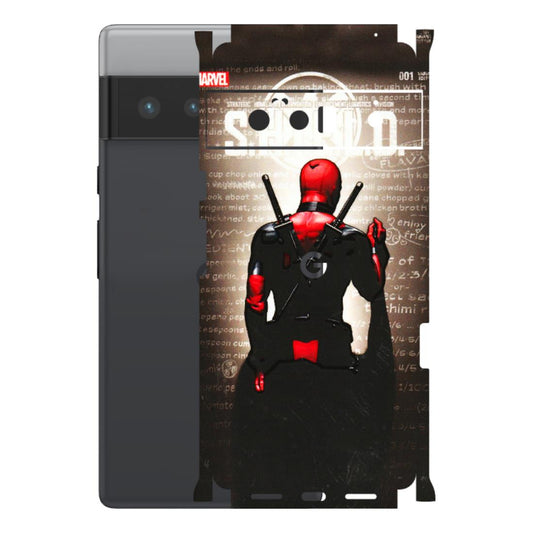 Google Pixel Phone Skins (All Models) - Deadpool - 3D Embossed Finish (L-56) Google Pixel 6 PRO