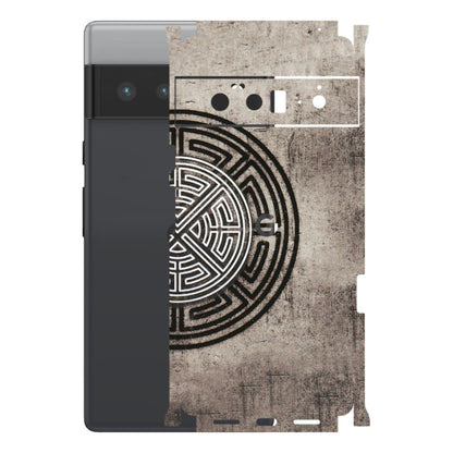 Google Pixel Phone Skins (All Models) - Mysterious Circular Design - 3D Embossed Finish (L-63) Google Pixel 6 PRO