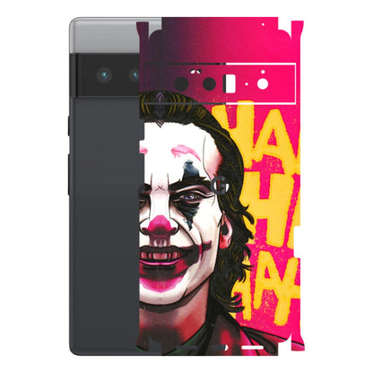 Google Pixel Phone Skins (All Models) - Joker Evil Laugh - 3D Embossed Finish (L-97) Google Pixel 6 PRO