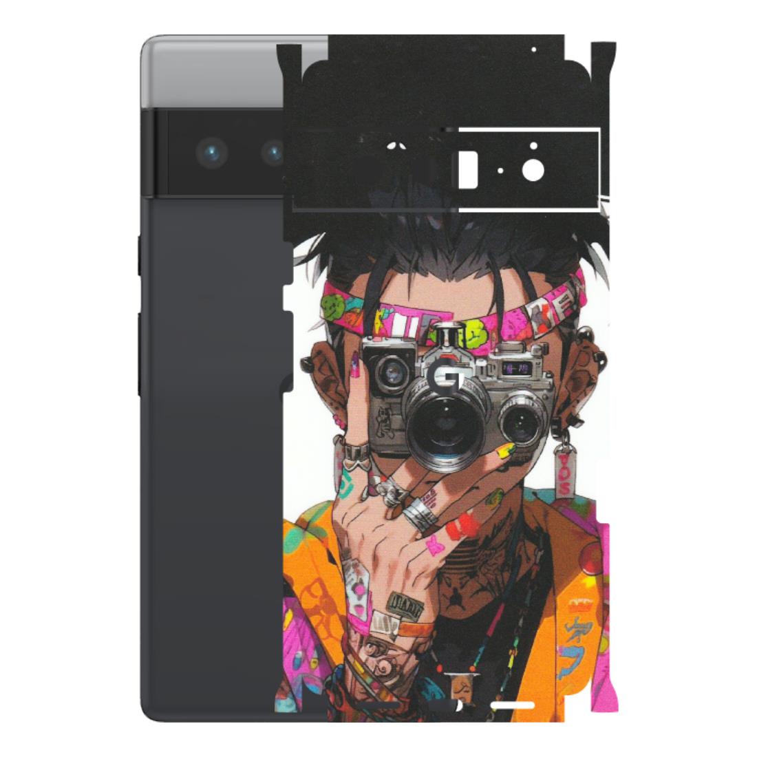 Google Pixel Phone Skins (All Models) - Camera Lover Girl - Matte Finish (M-09) Google Pixel 6 PRO
