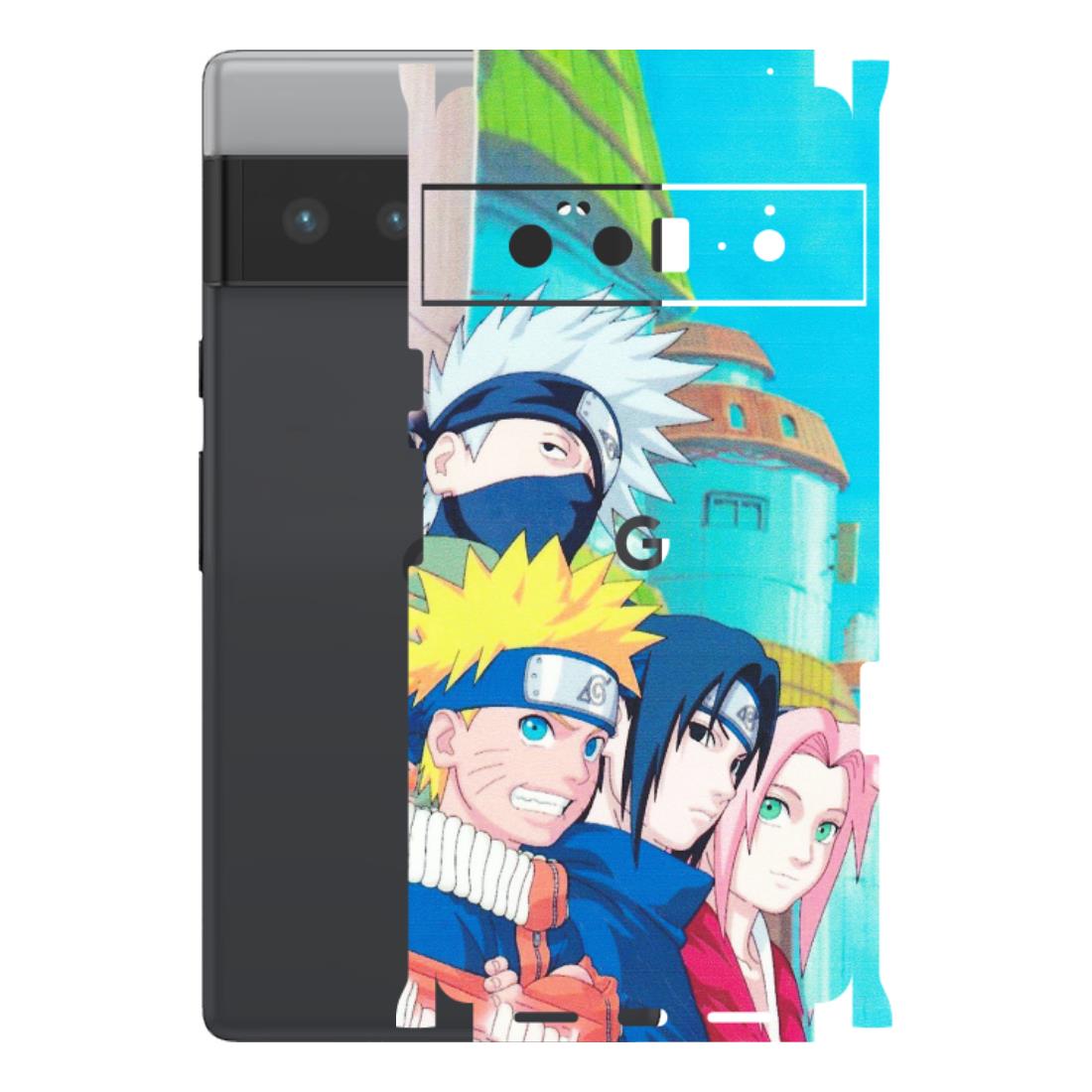 Google Pixel Phone Skins (All Models) - Team Minato And Kakashi - Matte Finish (M-101) Google Pixel 6 PRO