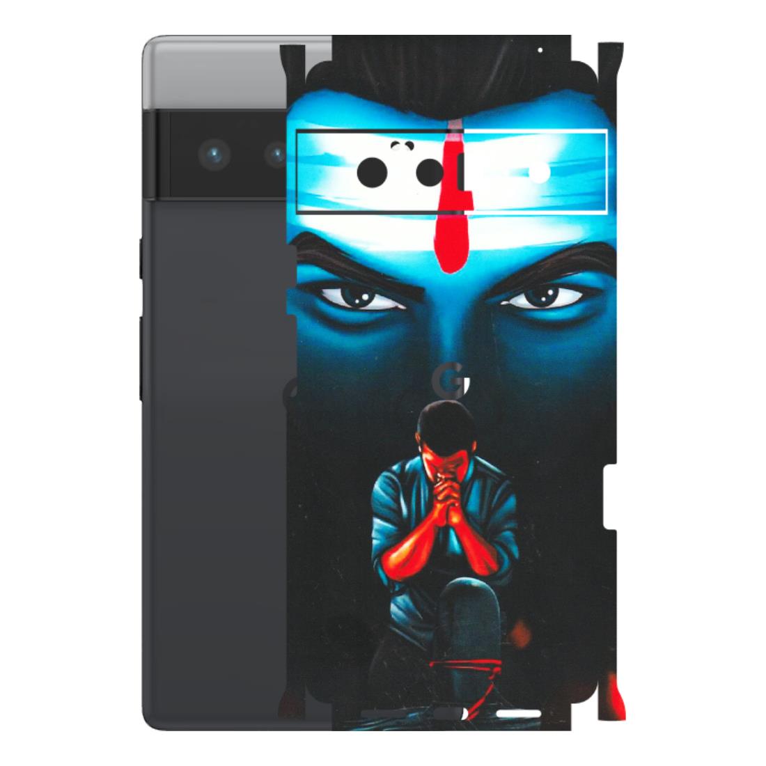 Google Pixel Phone Skins (All Models) - Mahakal Bhakt - Matte Finish (M-112) Google Pixel 6 PRO
