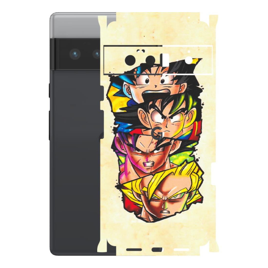 Google Pixel Phone Skins (All Models) - Angry Multi Anime - Matte Finish (M-113) Google Pixel 6 PRO