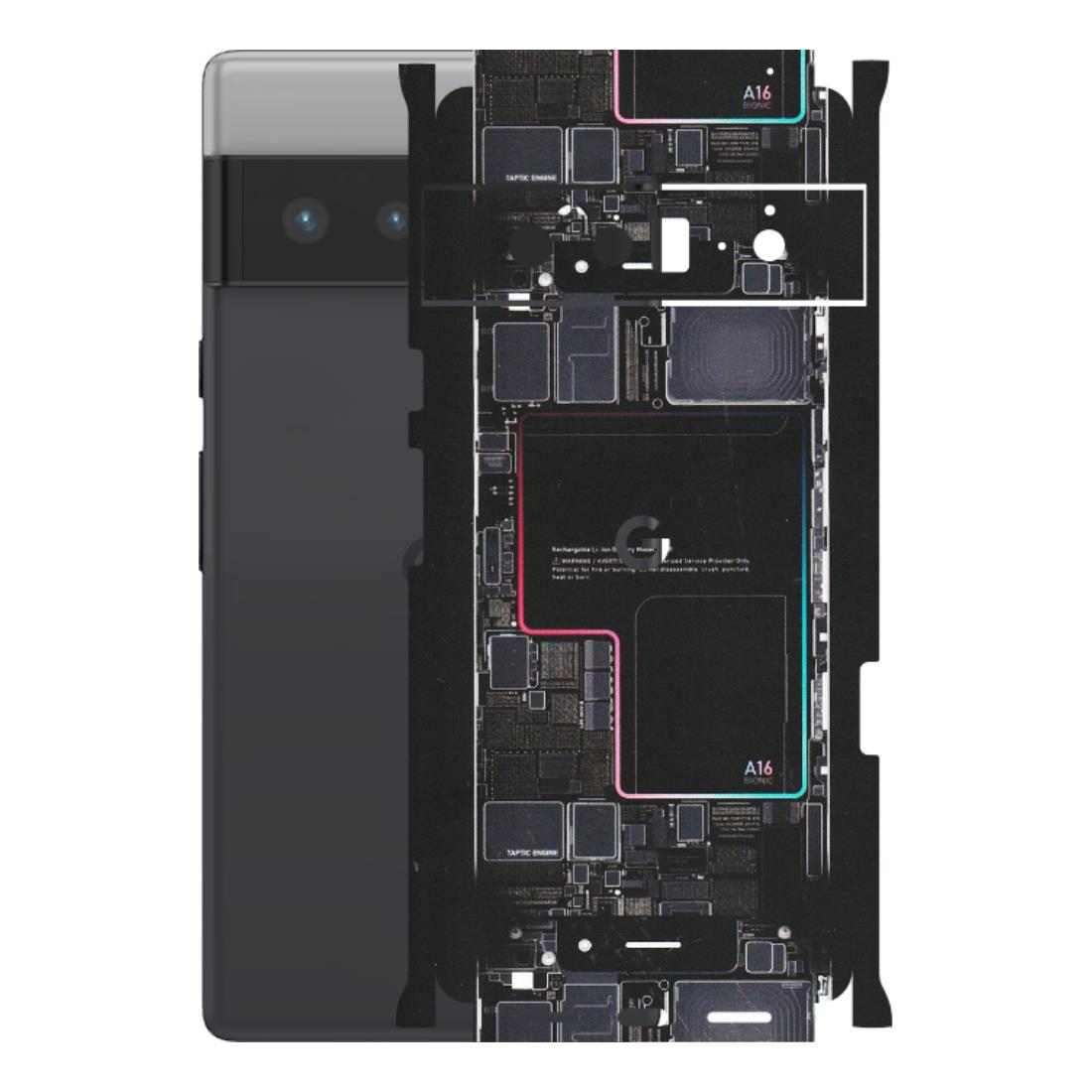 Google Pixel Phone Skins (All Models) - Motherboard Circuit Layout - Matte Finish (M-117) Google Pixel 6 PRO