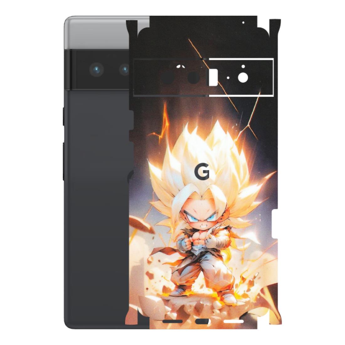 Google Pixel Phone Skins (All Models) - Goku Dragon Cute Anime - Matte Finish (M-131) Google Pixel 6 PRO