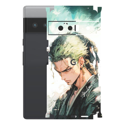 Google Pixel Phone Skins (All Models) - Pirate Hunter One Piece Anime - Matte Finish (M-157) Google Pixel 6 PRO