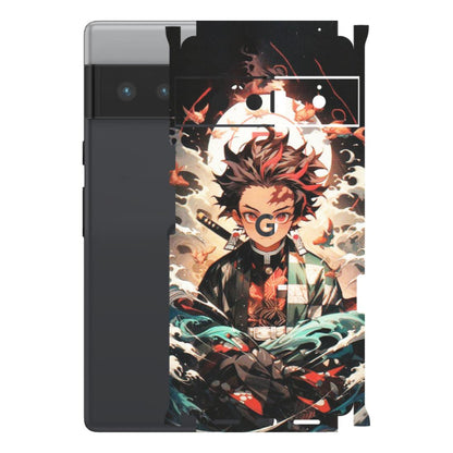 Google Pixel Phone Skins (All Models) - Tanjiro Demon Slayer Anime - Matte Finish (M-158) Google Pixel 6 PRO