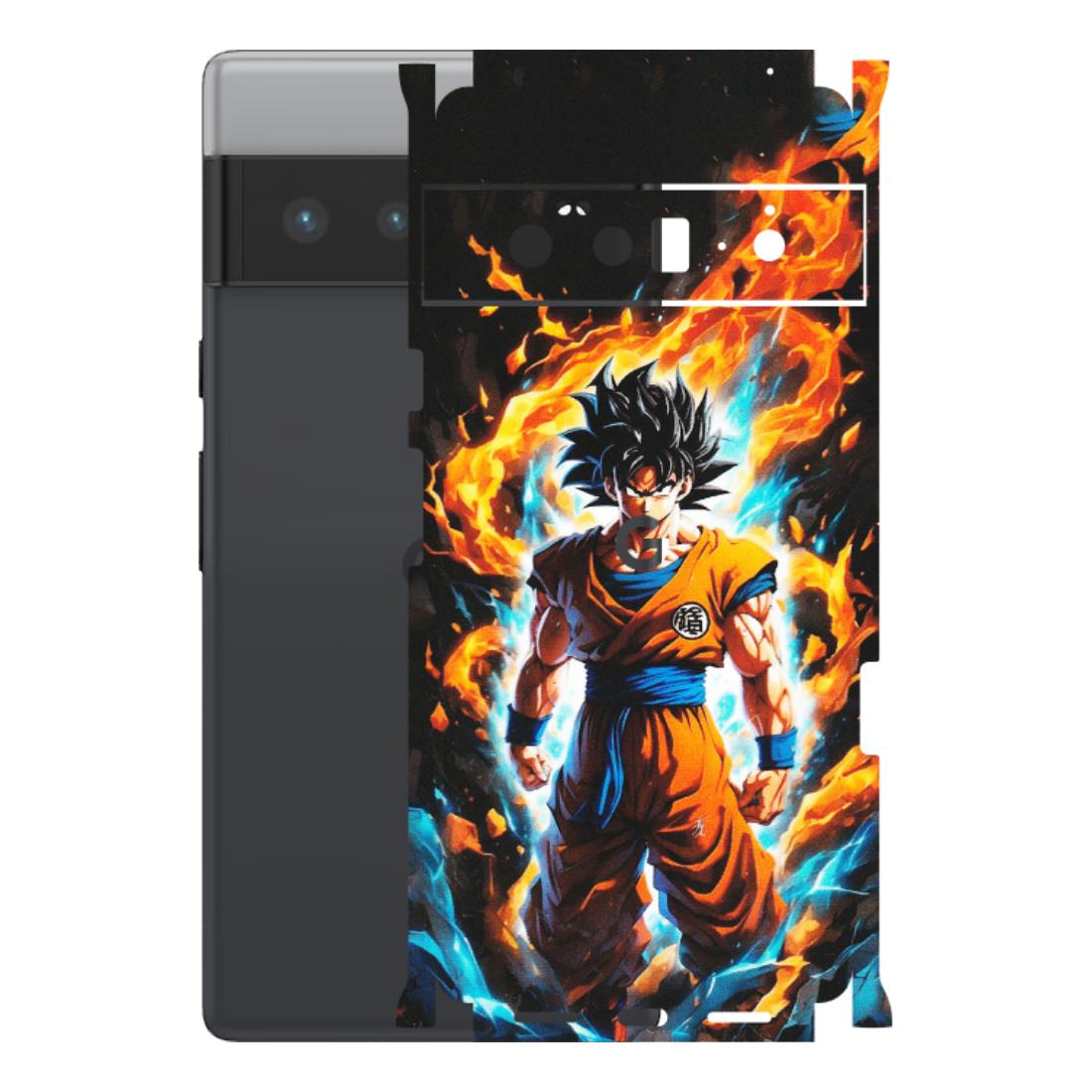 Google Pixel Phone Skins (All Models) - Goku Transformation Anime - Matte Finish (M-159) Google Pixel 6 PRO