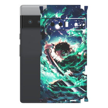 Google Pixel Phone Skins (All Models) - Sword Fighter Anime - Matte Finish (M-29) Google Pixel 6 PRO