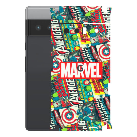 Google Pixel Phone Skins (All Models) - Marvel Comic Lover - Matte Finish (M-30) Google Pixel 6 PRO