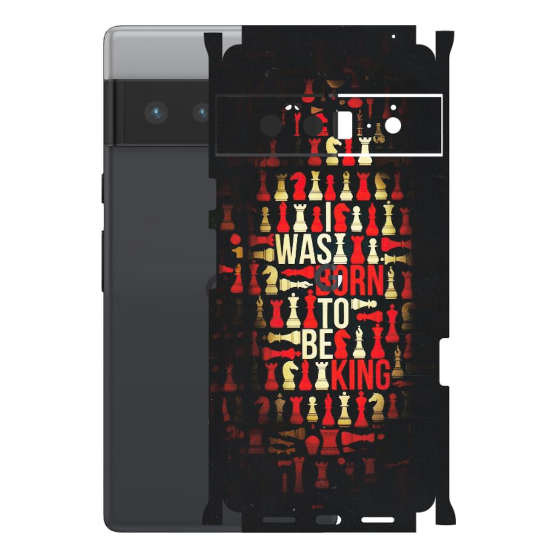 Google Pixel Phone Skins (All Models) - Born To Be King - Matte Finish (M-73) Google Pixel 6 PRO