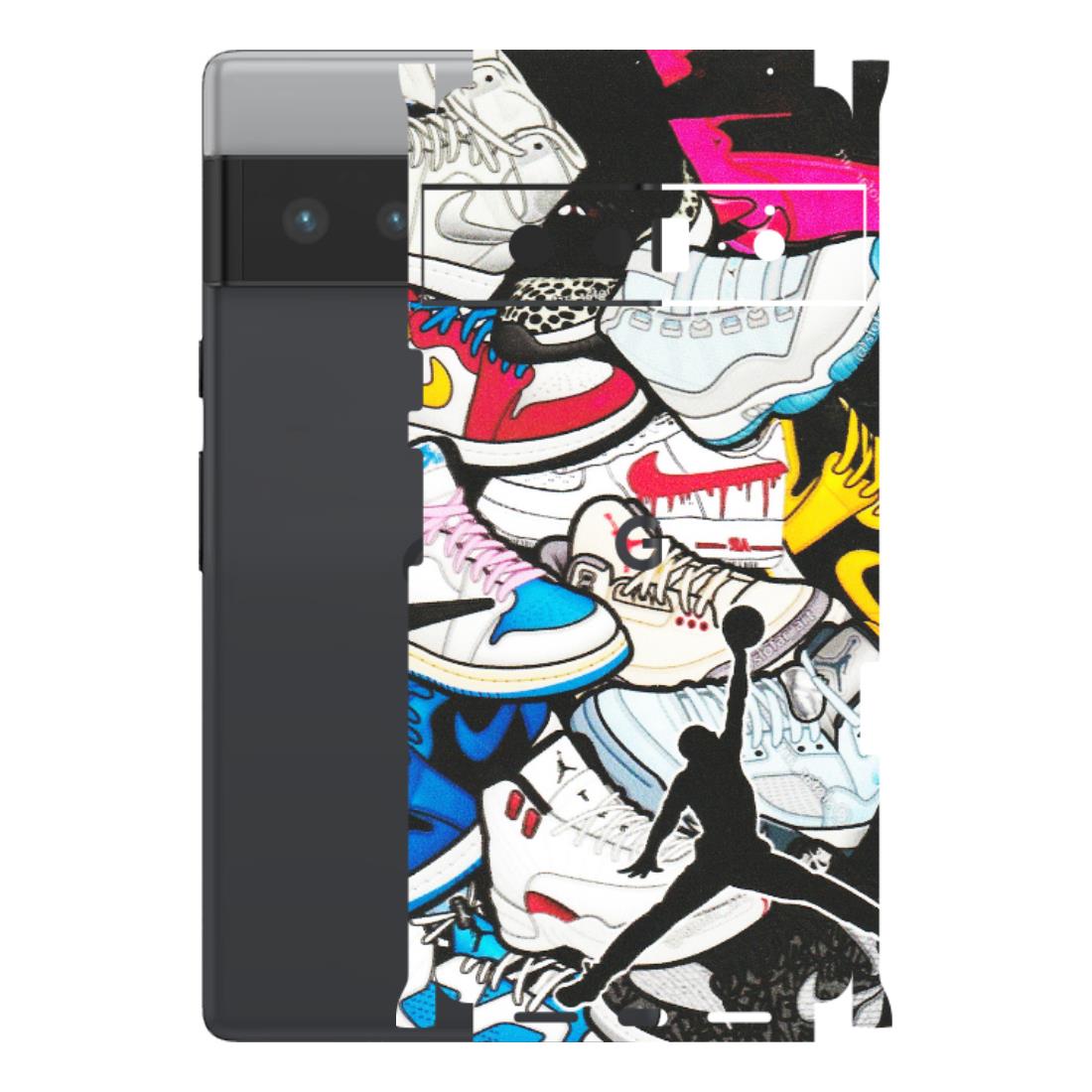 Google Pixel Phone Skins (All Models) - Jordan Sneakers Fan - Matte Finish (M-80) Google Pixel 6 PRO