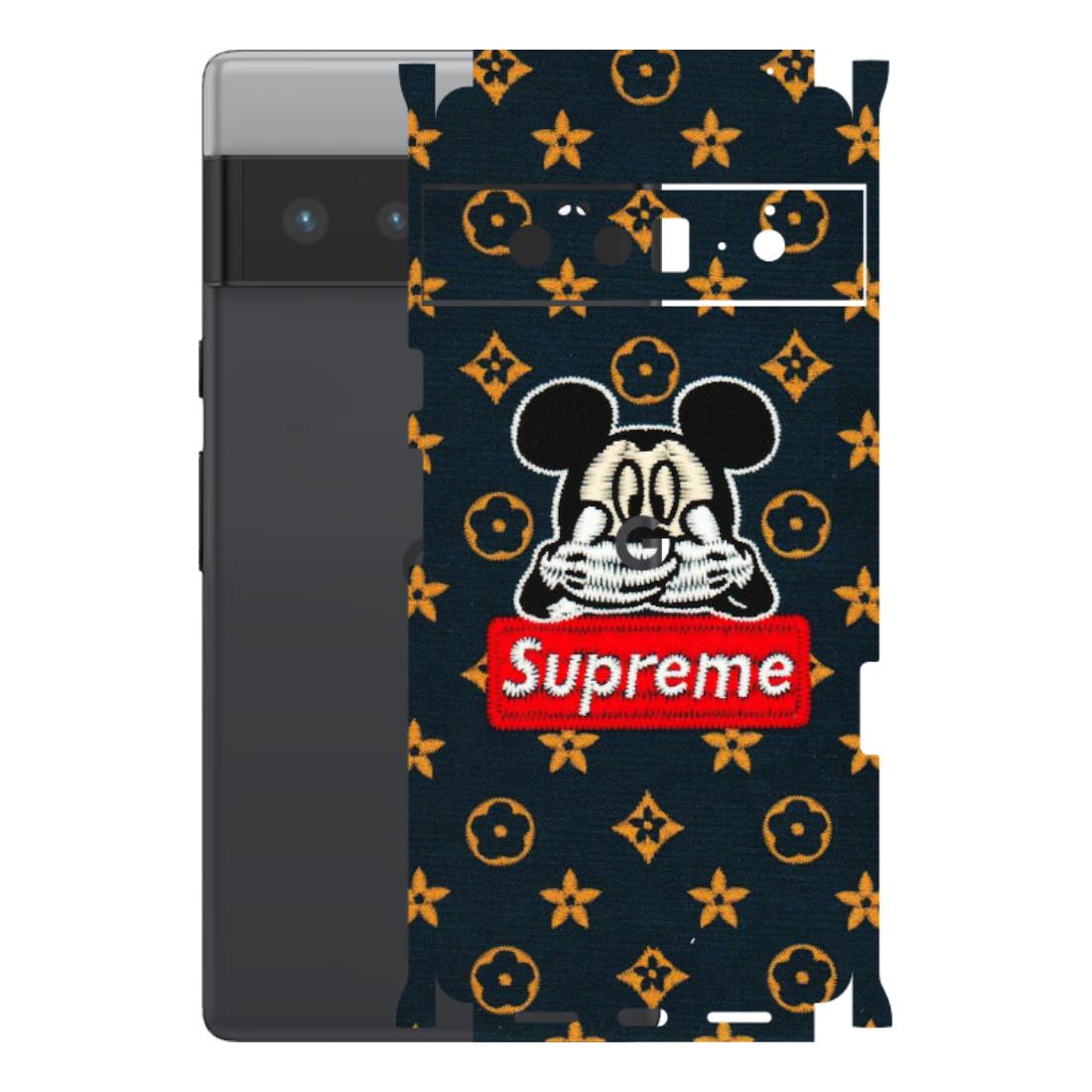 Google Pixel Phone Skins (All Models) - Mickey Supreme - Matte Finish (M-83) Google Pixel 6 PRO