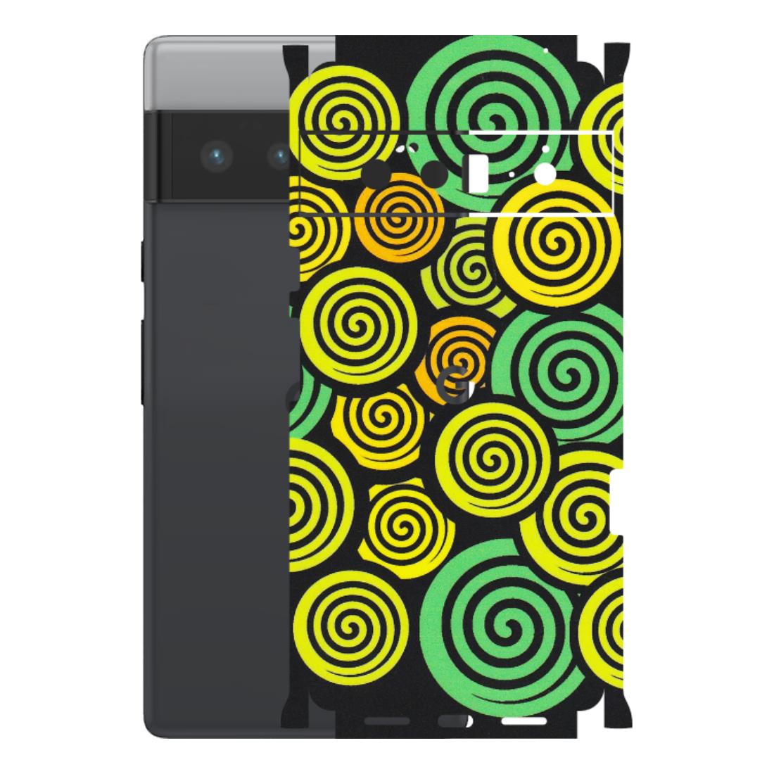 Google Pixel Phone Skins (All Models) - Crazy Spiral - Matte Finish (M-91) Google Pixel 6 PRO