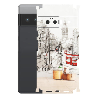 Google Pixel Phone Skins (All Models) - London Street - Transparent Finish (T-02) Google Pixel 6 PRO
