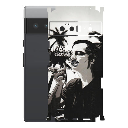 Google Pixel Phone Skins (All Models) - Pab Escobar - Transparent Finish (T-05) Google Pixel 6 PRO