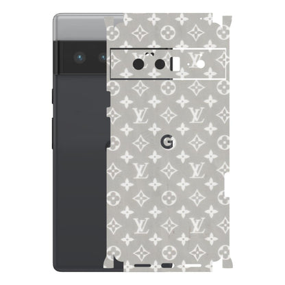 Google Pixel Phone Skins (All Models) - Luxury Brands Logo - Transparent Finish (T-07) Google Pixel 6 PRO