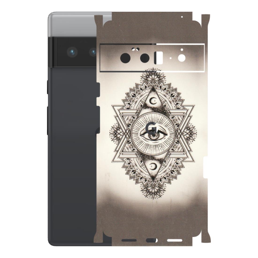 Google Pixel Phone Skins (All Models) - Illuminati Great Eye - Transparent Finish (T-14) Google Pixel 6 PRO
