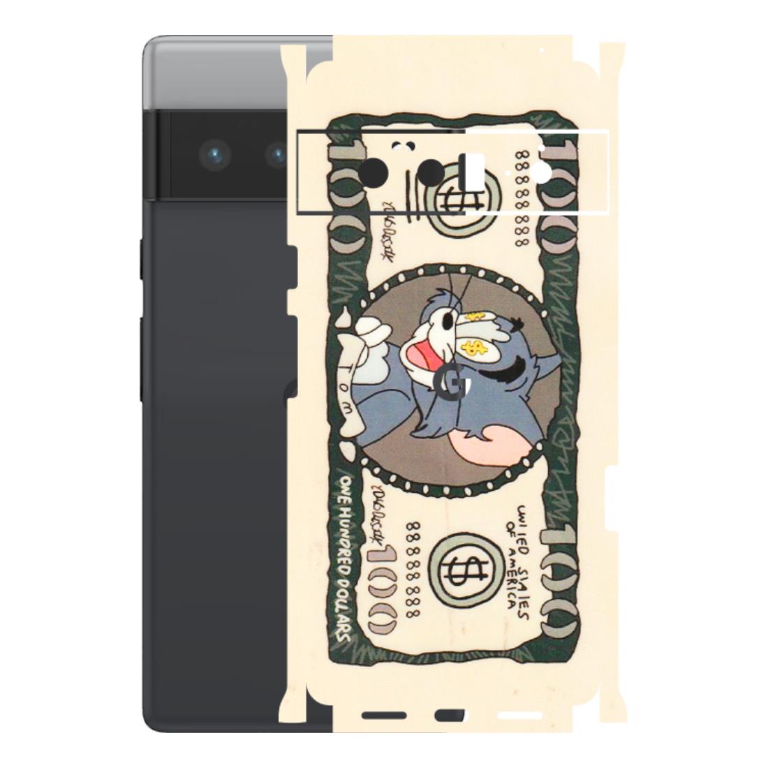 Google Pixel Phone Skins (All Models) - One Hundred Dollar Tom - Transparent Finish (T-16) Google Pixel 6 PRO