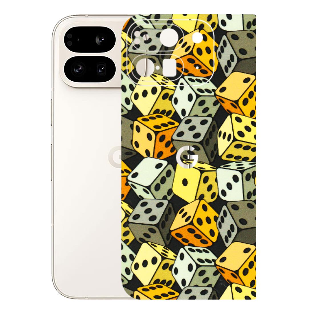 Google Pixel Phone Skins (All Models) - Dices Of Life - 3D Embossed Finish (L-04) Google Pixel 9 PRO FOLD