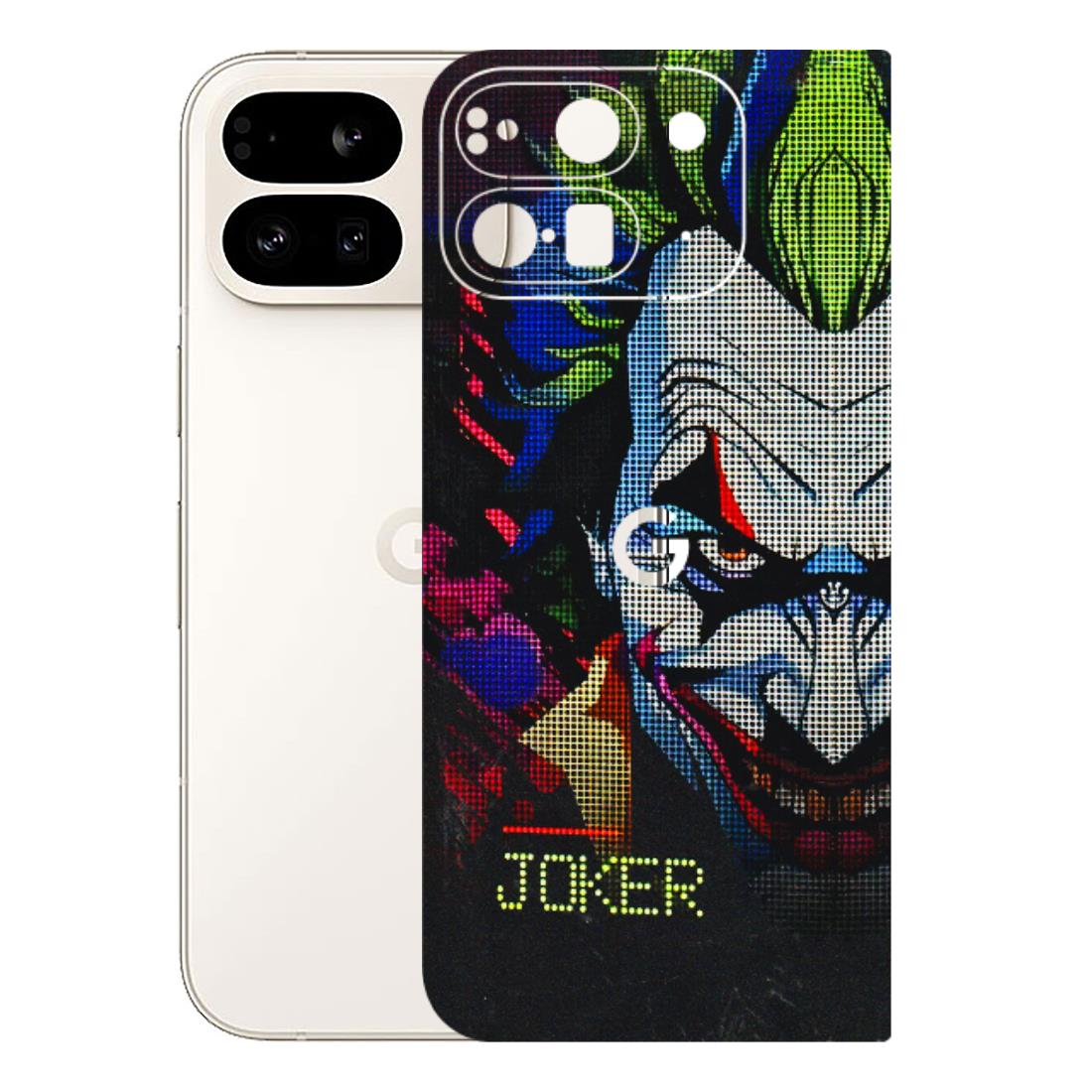 Google Pixel Phone Skins (All Models) - Joker Dot Matrix - 3D Embossed Finish (L-08) Google Pixel 9 PRO FOLD