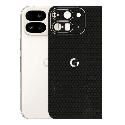 Google Pixel Phone Skins (All Models) - Black honeycomb - 3D Embossed Finish (L-114) Google Pixel 9 PRO FOLD