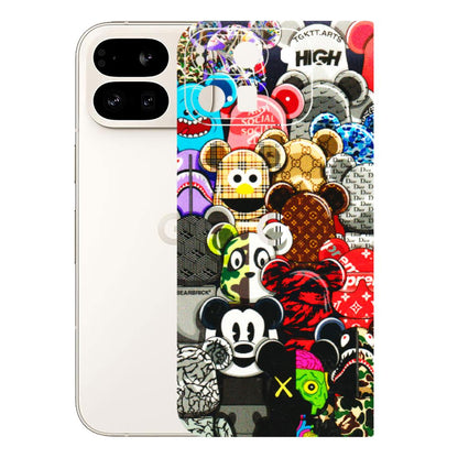 Google Pixel Phone Skins (All Models) - More Mickey Mouses - 3D Embossed Finish (L-118) Google Pixel 9 PRO FOLD