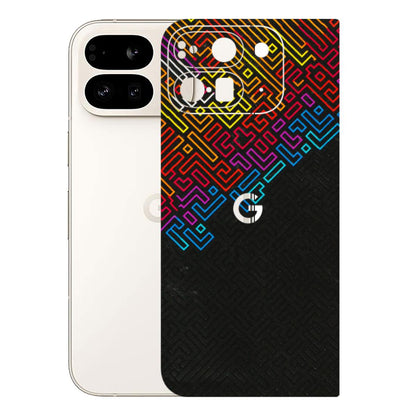 Google Pixel Phone Skins (All Models) - Dotme Pattern Art - 3D Embossed Finish (L-121) Google Pixel 9 PRO FOLD