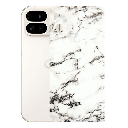 Google Pixel Phone Skins (All Models) - Black and White Marble Texture - 3D Embossed Finish (L-124) Google Pixel 9 PRO FOLD