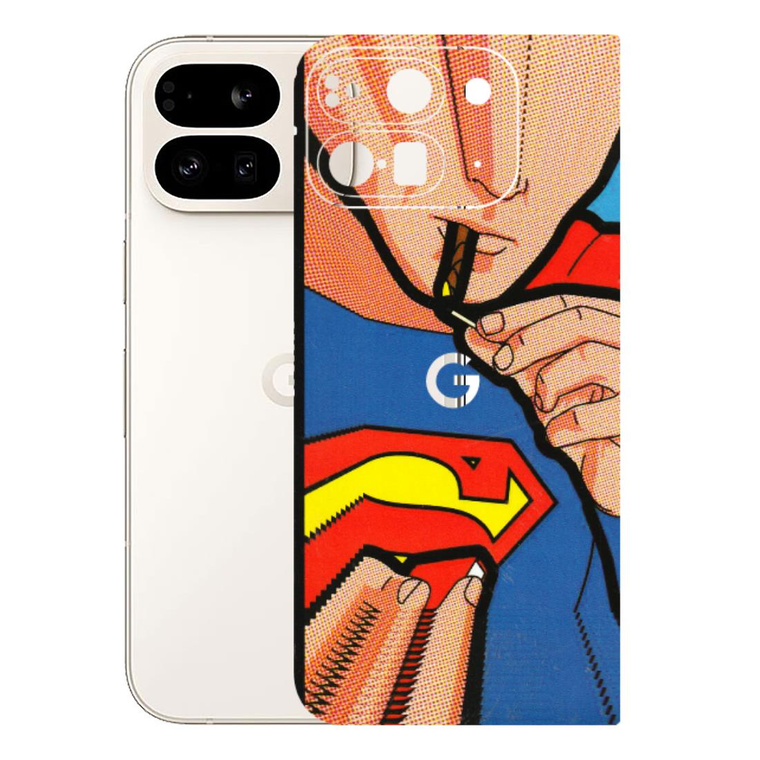 Google Pixel Phone Skins (All Models) - Superman Sutta - 3D Embossed Finish (L-130) Google Pixel 9 PRO FOLD