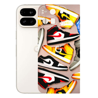 Google Pixel Phone Skins (All Models) - Sneaker Lover - 3D Embossed Finish (L-135) Google Pixel 9 PRO FOLD