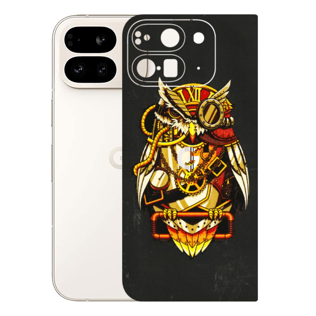Google Pixel Phone Skins (All Models) - Classy Smart Owl - 3D Embossed Finish (L-144) Google Pixel 9 PRO FOLD